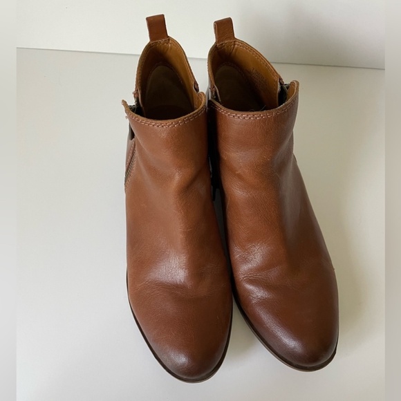 Brown Leather Ankle Boots - Picture 2 of 10
